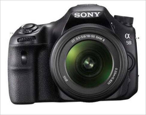 Digitální zrcadlovka Sony α58 s technologií průsvitného zrcadla