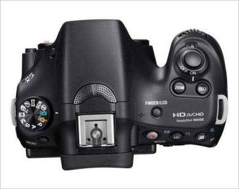 Digitální zrcadlovka Sony α58 s technologií Translucent Mirror - ovládání