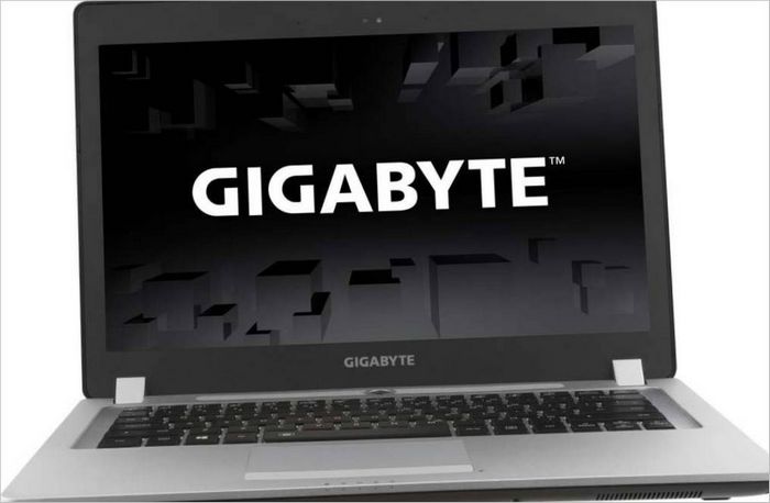 Notebook GIGABYTE Ultrablade P35K - přímo nahoru