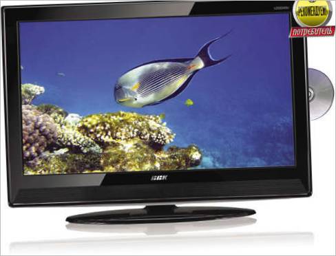 LCD televizor s vestavěným DVD přehrávačem BBK LD3224SU