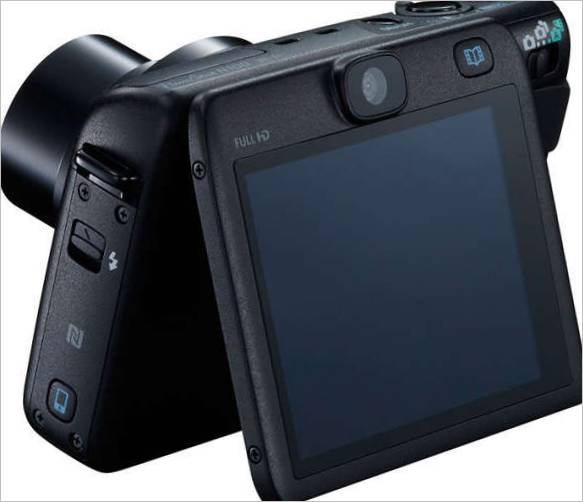 Kompaktní fotoaparát Canon PowerShot N100 - displej