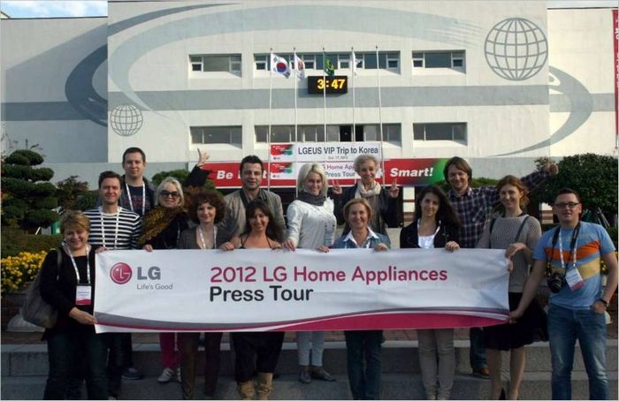 Tiskové turné 2012 pro domácí spotřebiče LG