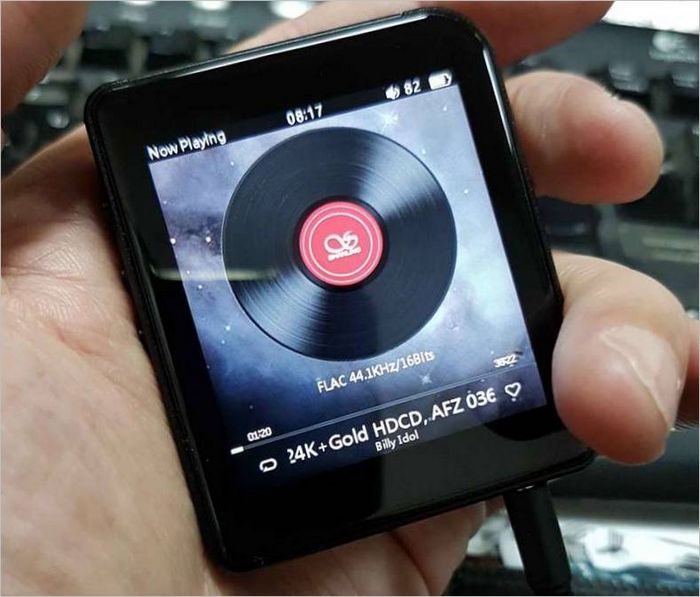 Zvukový přehrávač Shanling M1 Shanling M1 audio přehrávač, spořič obrazovky