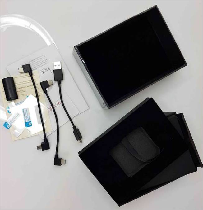 Audio přehrávač Shanling M1, sada
