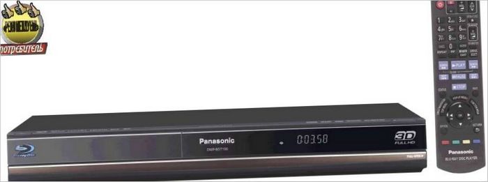 Videopřehrávač Panasonic DMP-BDT100