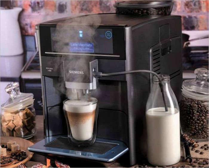 Kávovar na latté Siemens TE65