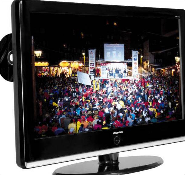 LCD televizor s vestavěným DVD přehrávačem Hyundai H-LCDVD3200
