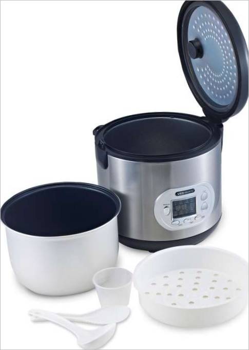 VES Electric LED EZ Cooker SK-A12 multicooker - sada
