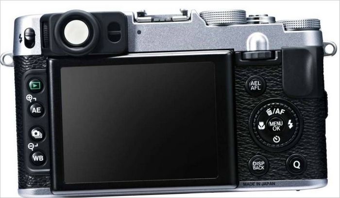 Kompaktní fotoaparát FUJIFILM X20 - displej